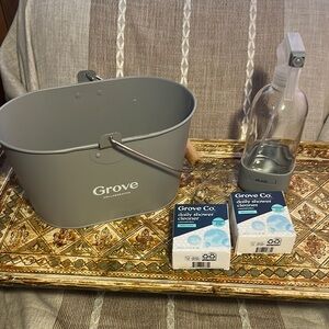Grove Co. Cleaning Set with Gray Caddy